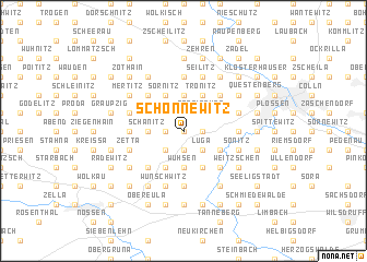 map of Schönnewitz