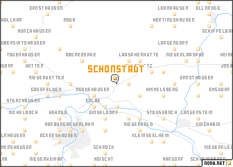 map of Schönstadt