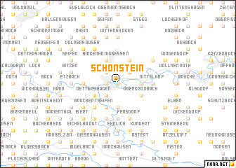 map of Schönstein
