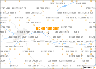 map of Schonungen