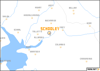 map of Schooley