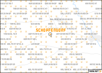 map of Schöpfendorf