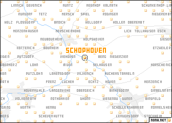 map of Schophoven