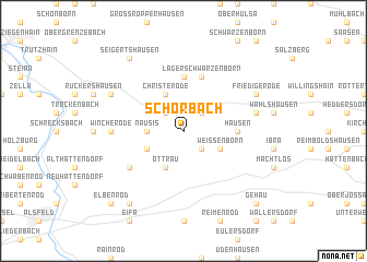 map of Schorbach