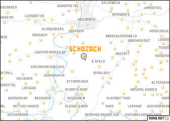 map of Schozach