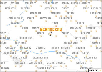 map of Schrackau