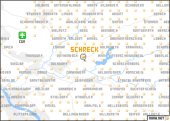 map of Schreck