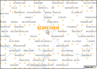 map of Schrezheim