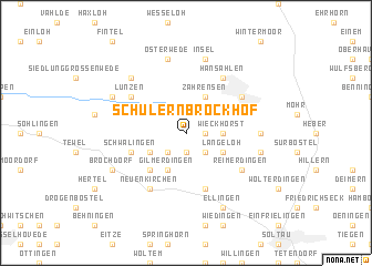 map of Schülernbrockhof