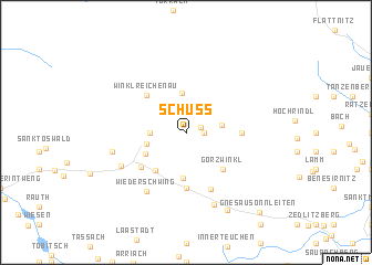 map of Schuß