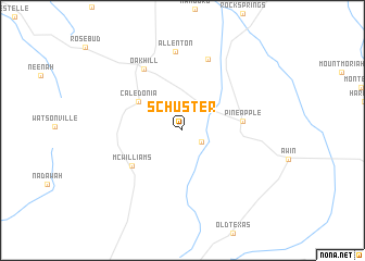map of Schuster