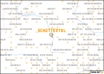 map of Schuttertal