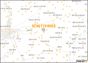 map of Schuttrange