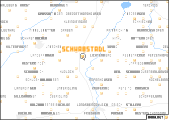 map of Schwabstadl