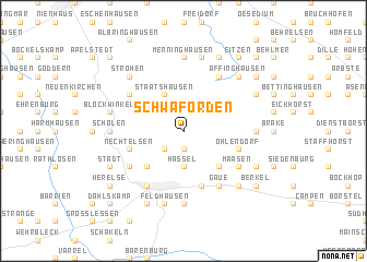 map of Schwaförden