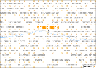 map of Schwaibach