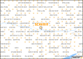 map of Schwaim