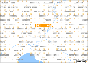 map of Schwarzau