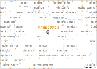 map of Schwarzau