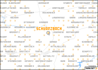 map of Schwarzbach