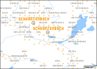 map of Schwarzenbach