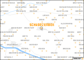 map of Schwarzenbek