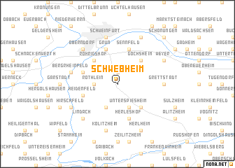 map of Schwebheim