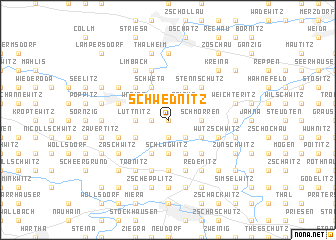 map of Schwednitz