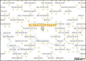 map of Schweigersdorf