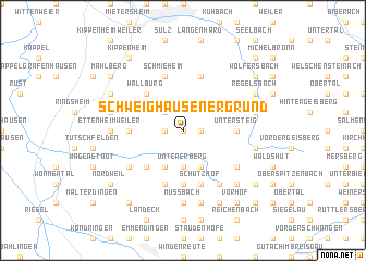 map of Schweighausenergrund