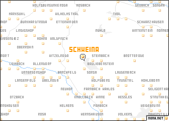 map of Schweina