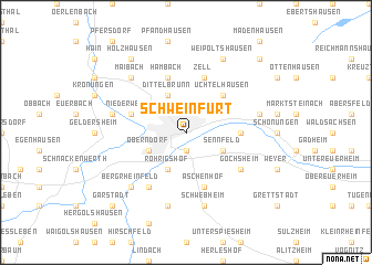 map of Schweinfurt