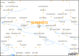 map of Schweinitz