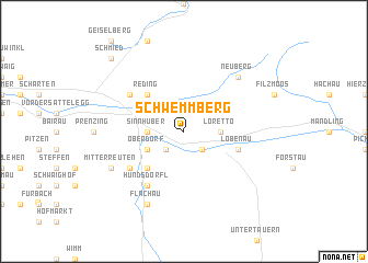 map of Schwemmberg