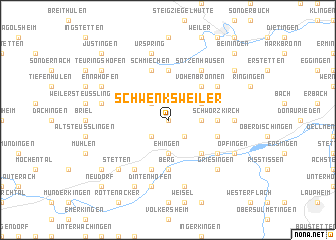 map of Schwenksweiler