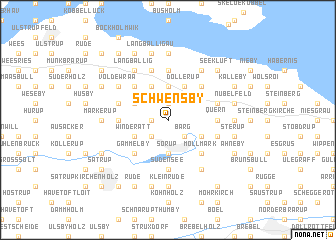 map of Schwensby