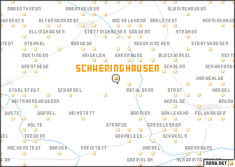 map of Schweringhausen