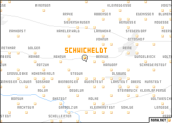 map of Schwicheldt