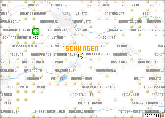 map of Schwingen