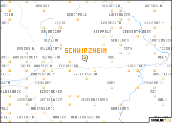 map of Schwirzheim