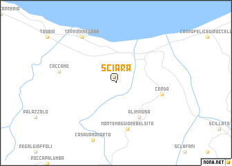 map of Sciara