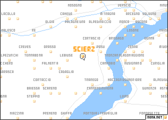 map of Scierz