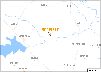 map of Scofield