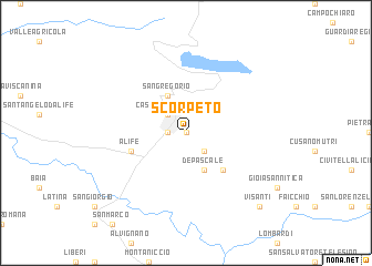 map of Scorpeto