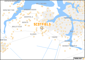 map of Scotfield