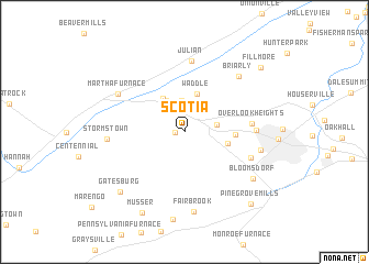 map of Scotia