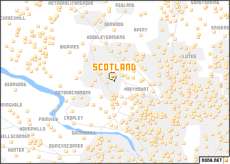 map of Scotland