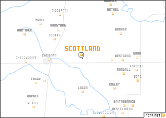 map of Scottland