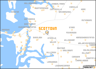 map of Scottown