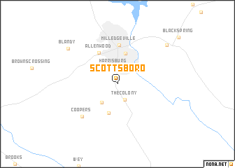 map of Scottsboro